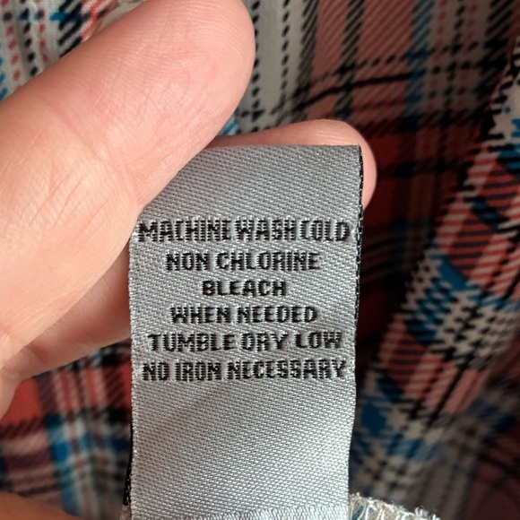 BaileyBlue Multicolor Shirt Dress Button Up Plaid Sleeveless M - Picture 10 of 11